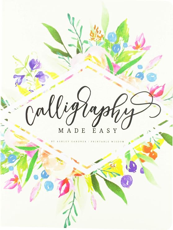 Piccadilly Calligraphy Made Easy, Guided Artistic Writing Sketchbook, Calligraphy for Beginners, 176 Pages (9781608630981)