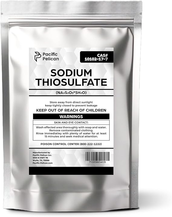Sodium Thiosulfate (Sodium Hyposulfite) (Na2S2O3*5H2O) - Chemical (3lb)
