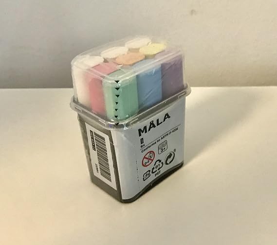Ikea MALA tebeşir 9 adet