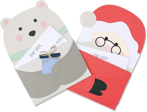 Sizzix ELLISON THINLITS Dies LTTR, Santa's Letter