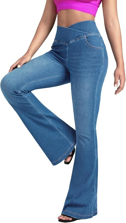 BlueRose Flare Jean for Women Blue