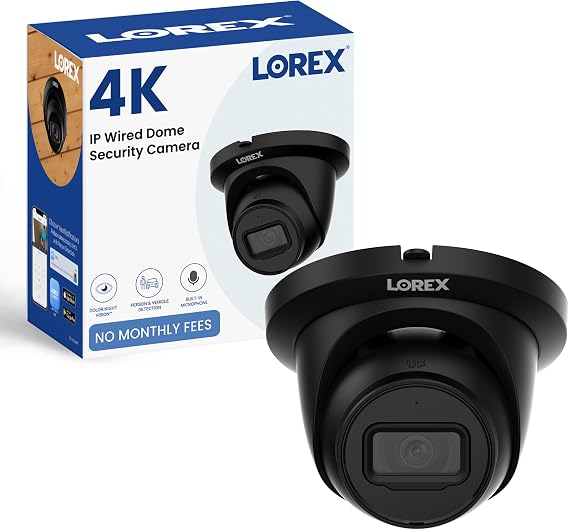 Lorex Classic App | 4K IP Add-On Dome Camera | Listen-in Audio