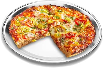 Fox Run Pizza Pan, Stainless Steel, 16" Round Tray
