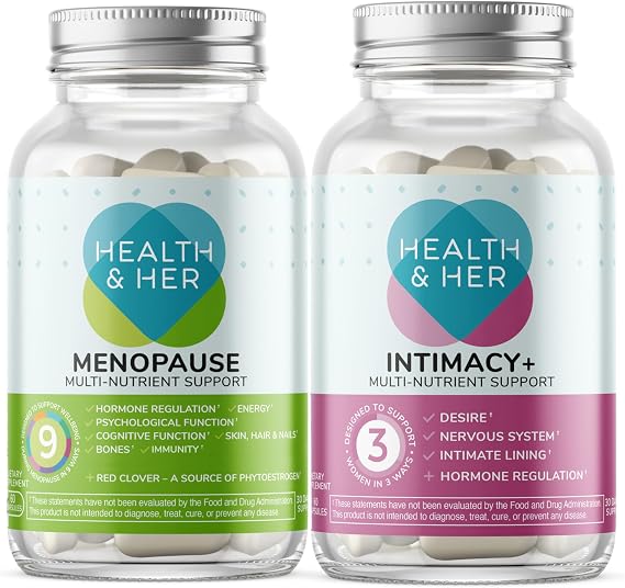 Health & Her Complete Menopause & Intimacy Support Duo: Multi-Nutrient Bundle (1-Month Supply)