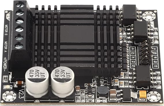 DC Motor Driver Module Dual H-Bridge 60A Speed Controller for Robot Competition DC Motor and Stepper Motor 12V-30V High Power Motor Driver