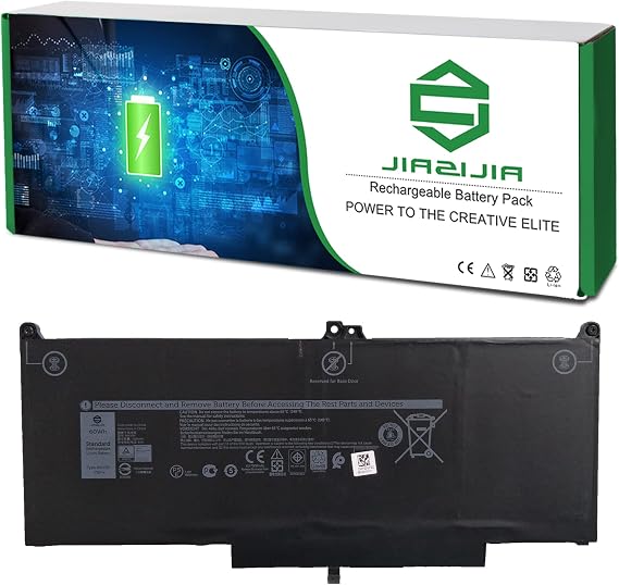 MXV9V 5VC2M Laptop Battery Replacement for Dell Latitude 7400 7300 5300 5310 P97G P97G001 P96G P96G002 P99G P100G Series 05VC2M 829MX 0829MX N2K62 98J9N 0N2K62 N2K62 0WXW80 WXW80 7.6V 60Wh