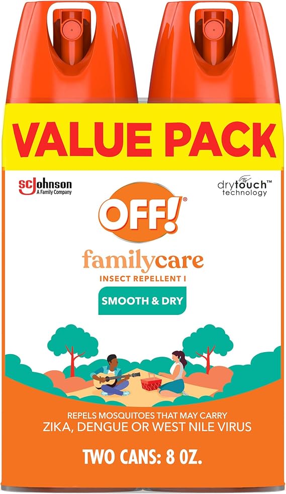 OFF! Family Care Insect & Mosquito Repellent Bug Spray, 4 oz, (2-Pack)