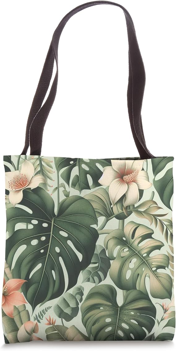 Monstera Leaf Tote Bag