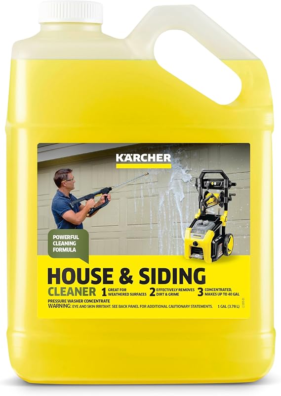 KARCHER House & Siding Cleaner for Pressure Washers, Makes up to 40 Gal
