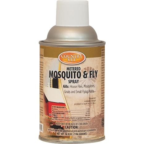 Country Vet 6.9OZ Mosquito Fly Spray Refill, 6.9 Ounce, Assorted