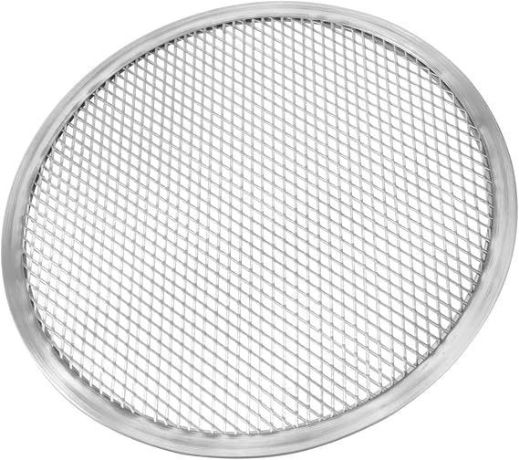 Alipis Pizza Screen Pizza Pan Net: 11inch Stainless Steel Pizza Baking Screen, Round Mesh Pizza Pan, Pizza Crisper Tray, Bakeware for Oven Bbq