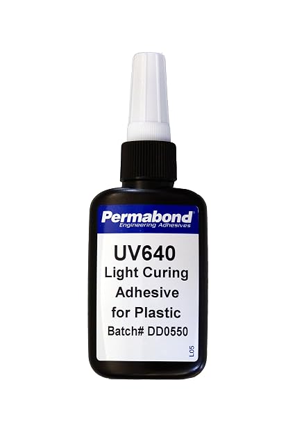 Permabond UV640 Thicker Viscosity General Purpose Impact Resistant Clear UV Glue