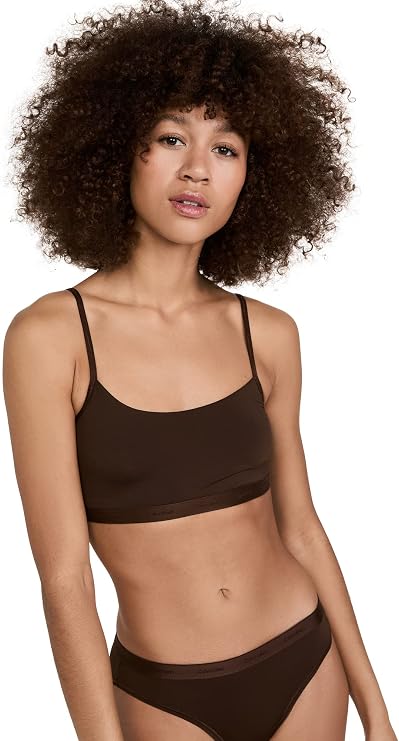 Calvin Klein New Comfort Logo Unlined Bralette