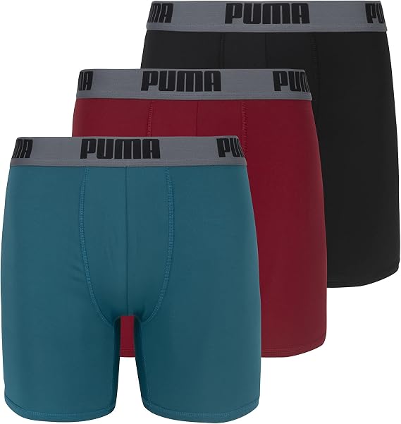 PUMA Men's Puma Men's Volume Boxer Brief (3-pack) Boxer Briefs
