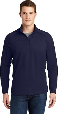 SPORT-TEK Unisex Sport-Wick Stretch Quarter Zip Pullover
