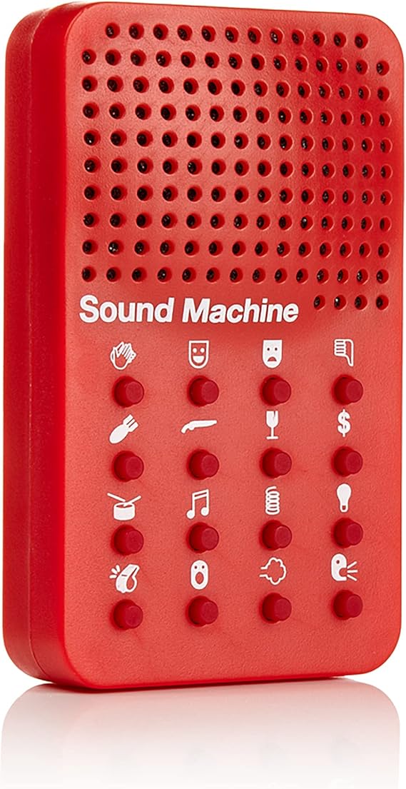 NPW Sound Effect Machine Toy for 6 Jahre to 99 Jahre- Red