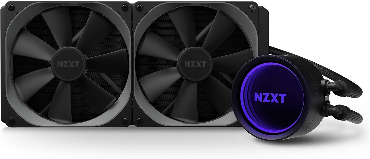 NZXT KRAKEN X63 Simple Water Cooling CPU Cooler, RGB Compatible, 11.0 inches 280 mm, RL-KRX63-01 FN1443