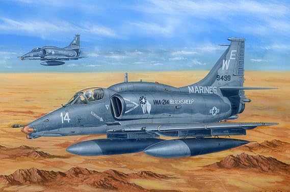 Hobby Boss 81766 Aircraft Series US Army A-4M Skyhawk Plastic Model
