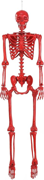 Crazy Bonez Red Pose-N-Stay Skeleton