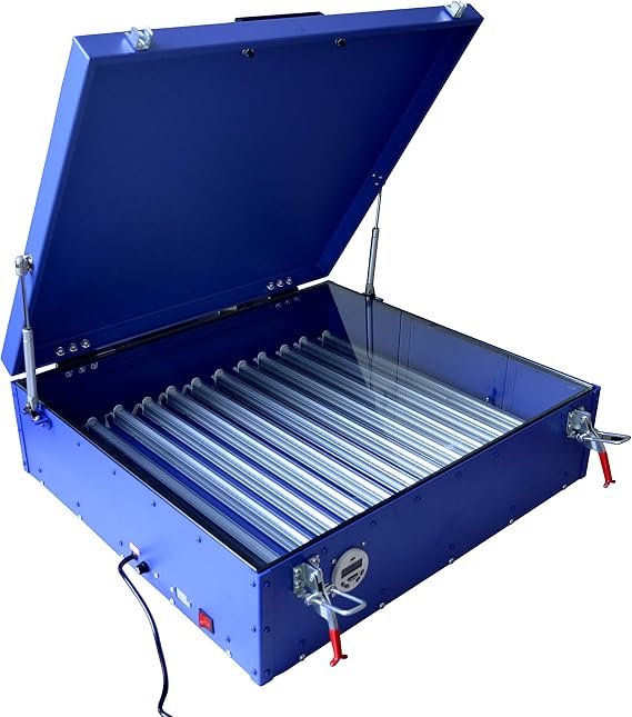 UV Exposure Unit Screen Printing Plate Making with 12 LED Tubes for 24 x 28inch Frame