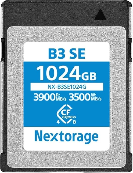 Nextorage Japanese Manufacturer CFexpress 4.0 Type B 1024GB Memory Card Max Read Speed 3900MB/s Max Write Speed 3500MB/s NX-B3SE1024G CF express 4.0 typeb 1TB NEKSTORAGE