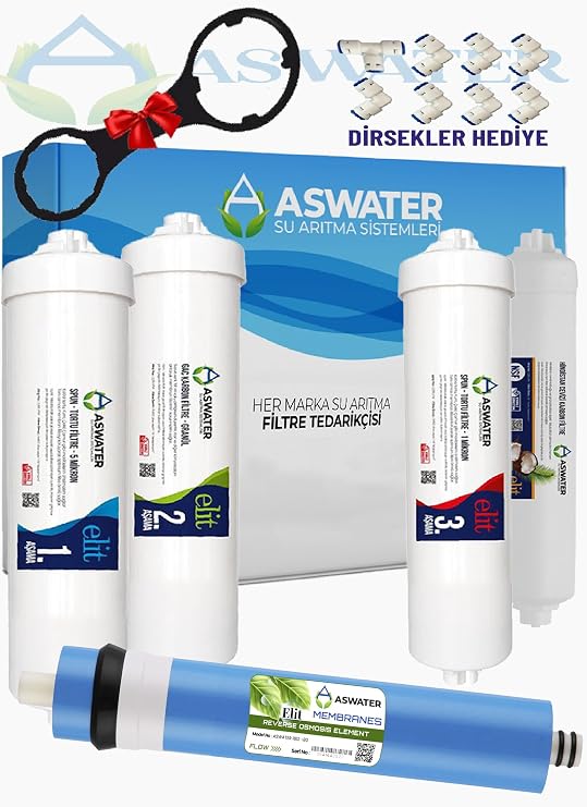 Ihlas Aura Cebilon Plus Silver Platinium Uyumlu 5 Aşamalı Elite Filtre Seti