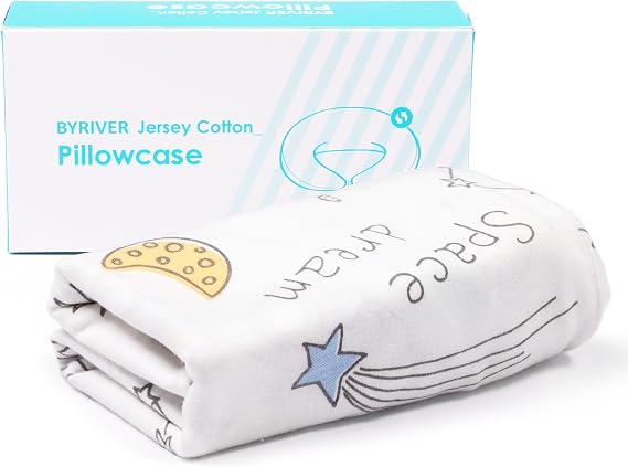 Replacement Pillowcase for BYRIVER Kids Body Pillow(Spaceship)