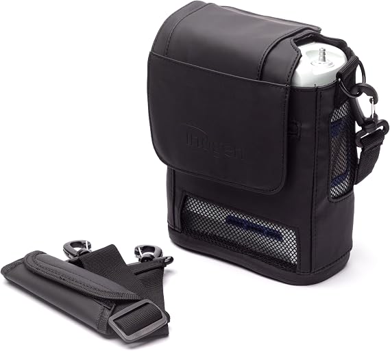 Inogen Carry Bag for Inogen One G5 / Rove 6 Portable Oxygen Concentrators - Protective Travel Case, with Shoulder Strap, Handle, Slim Storage Pocket & Ventilated Design