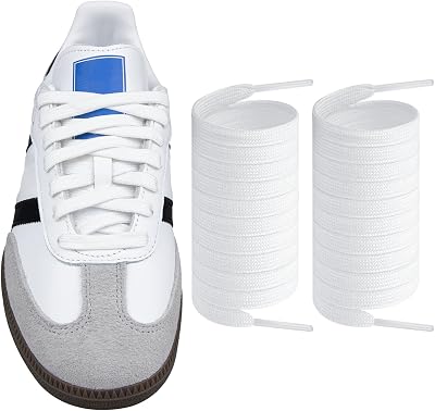 Endoto Shoelaces for Adidas Samba OGADVLT, Flat Shoe Laces Replacement Laces for Sneaker Shoes
