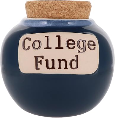 Cottage Creek Jars - College Fund Piggy Bank, College Essentials Money Bank, Graduation Gifts for Teens, School Supplies Savings Bank