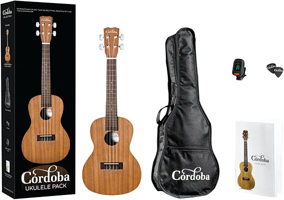 Cordoba UP100 Ukulele Pack Natural