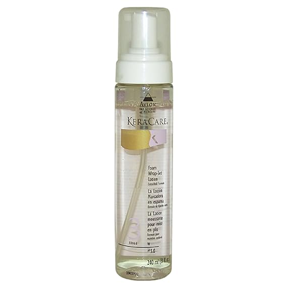KeraCare Foam Wrap-Set Lotion Extra Hold Formula by Avlon for Unisex - 8 oz Lotion