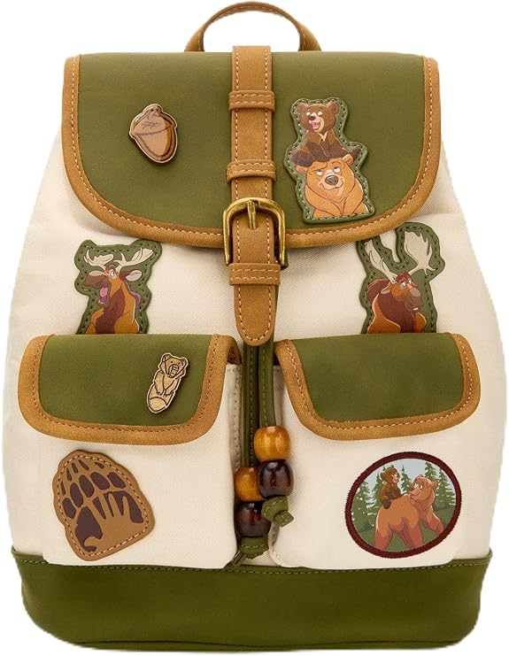 BoxLunch Disney Brother Bear Character Patches Mini Backpack Exclusive MULTI NONE