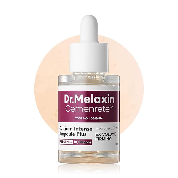 Dr.Melaxin Cemenrete Calcium Ampoule Plus with Adenosine and Niacinamide for Sagging Under Eye Skin, Dark Circles, Fine Lines &Eye Bags 1.01fl.oz.