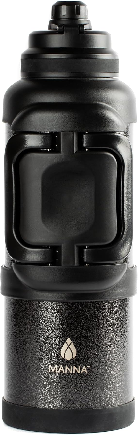 Manna Titan Stainless Steel Vacuum Insulated Gallon Jug - 4L - Hammered Onyx