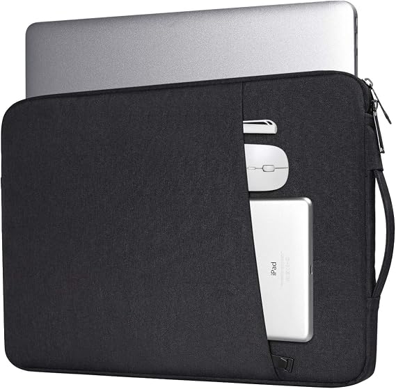 13 Inch Laptop Case Sleeve for 13.5-14.4 Inch Surface Laptop Studio/6/5/4/3, 13.8" Surface 7th, Asus ZenBook/Dell Inspiron Notebook Case, Black