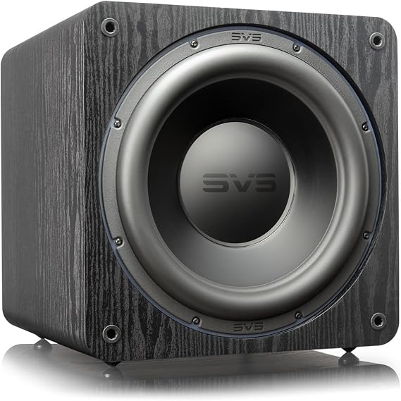 SVS SB-3000 Subwoofer - 13-inch Driver, 800W RMS, 2,500W Peak Power, DSP Control App - Premium Black Ash