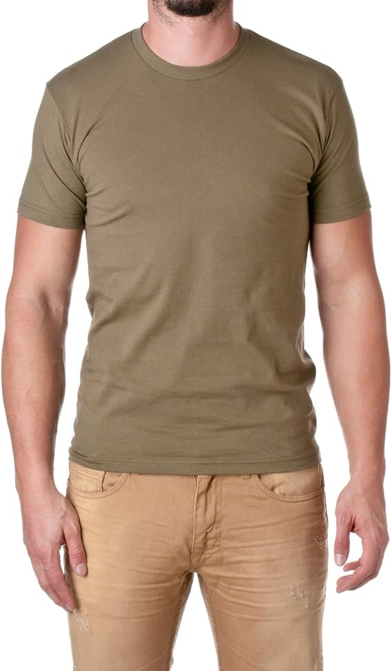 Next Level Mens Premium Fitted Short-Sleeve Crew T-Shirt - X-Large - Military Green
