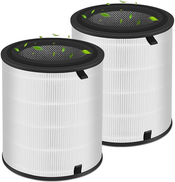 Lv-H133 Replacement Filter Only Compatible with LEVOIT LV-H133 Filter, Efficient Middle Filter and Activated Carbon Filter Set, LV-H133-RF, 2 Pack
