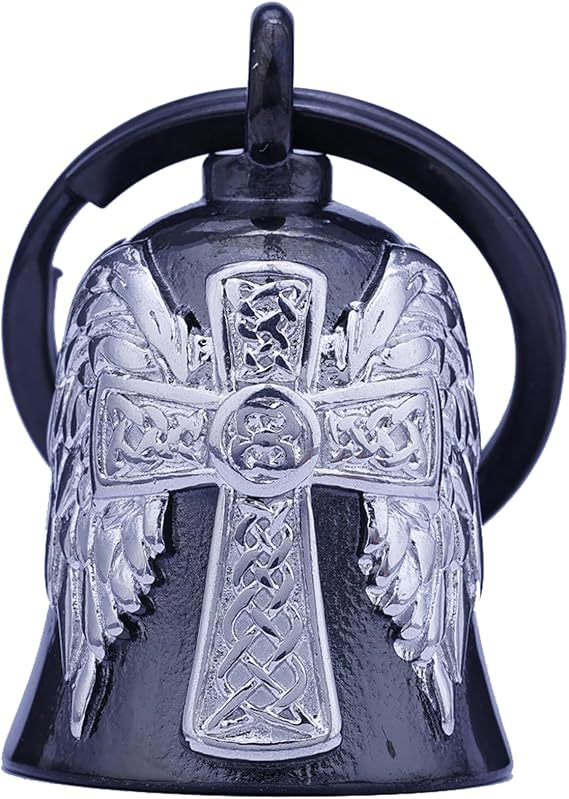 Motorcycle Men Bells, Motorcycle Angel Bell for Men Women, Biker Accessory