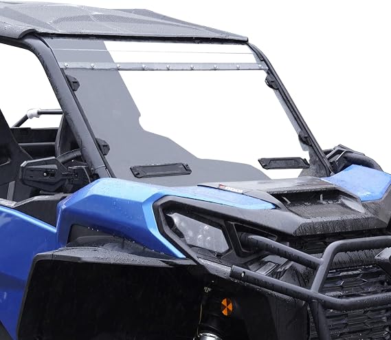 Kiwi Master Windshield for 2021-2026 Can-Am Commander/Maverick Sport/Trail | Accessories, Hard Coat Poly Front Vented Window, Heavy Duty Polycarbonate, Scratch Resistant