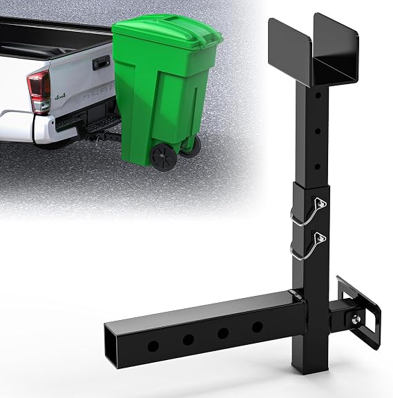 Single Trash Can Hauler Hitch