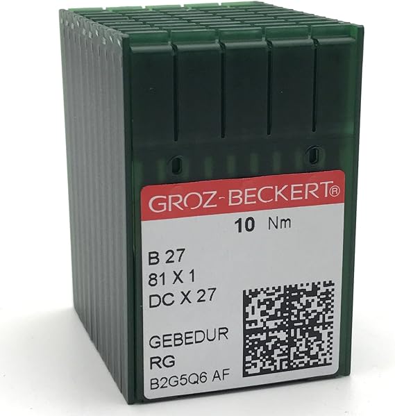 100 Pk. Groz-Beckert B27, DCX27, 81X1 Gebedur Titanium Industrial Serger Needles