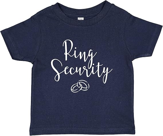 Ring Security Ring Bearer Baby Infant Toddler Tee Shirt (Assorted Colors)