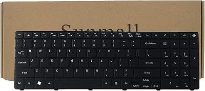 Keyboard Replacement Compatible with Gateway NV50 NV50A NV51 NV53 NV53A NV73A NV55C NV59C ID58 ID59 ID79 NV59C Series Laptop Black US Layout