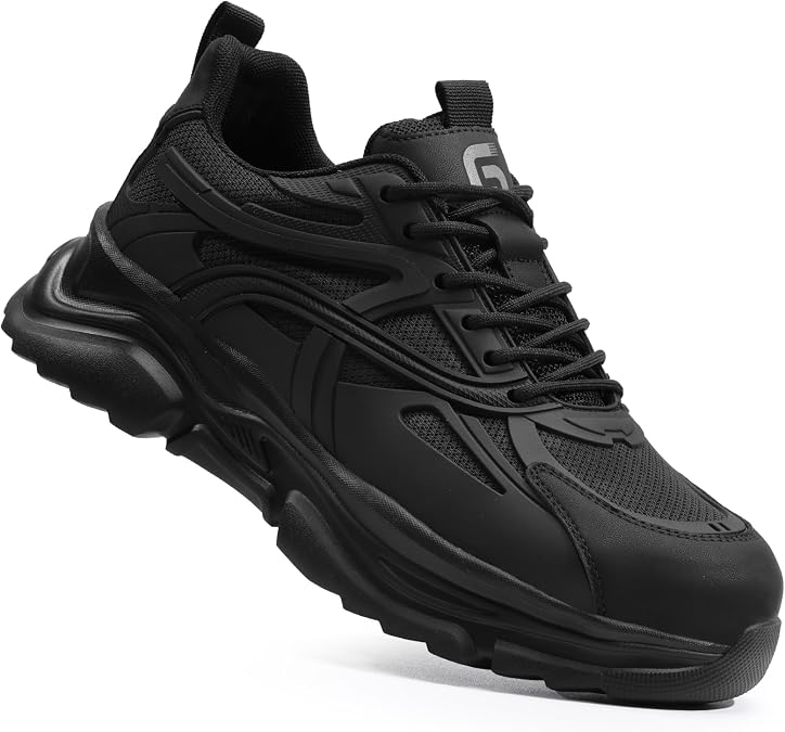 Steel Toe Shoes for Men Lightweight Work Shoes Safety Sneakers