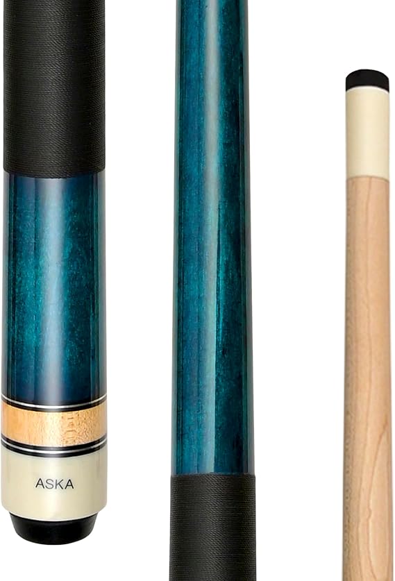 ASKA Short Kids Cue LCS, Canadian Hard Rock Maple Billiard Pool Cue Stick