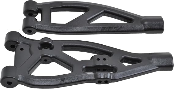 RPM 81482 Front Upper and Lower A-Arms for Arrma Kraton, Talion and Outcast, Black