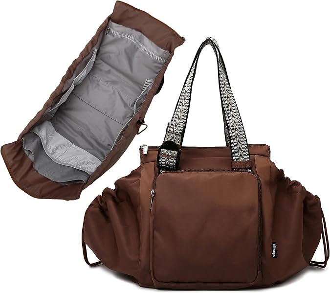 Everyday Bag Tote for Women, Spacious Diaper Bag with 16 Pockets, Durable Travel Bag, Sleek Work Shoulder Bag