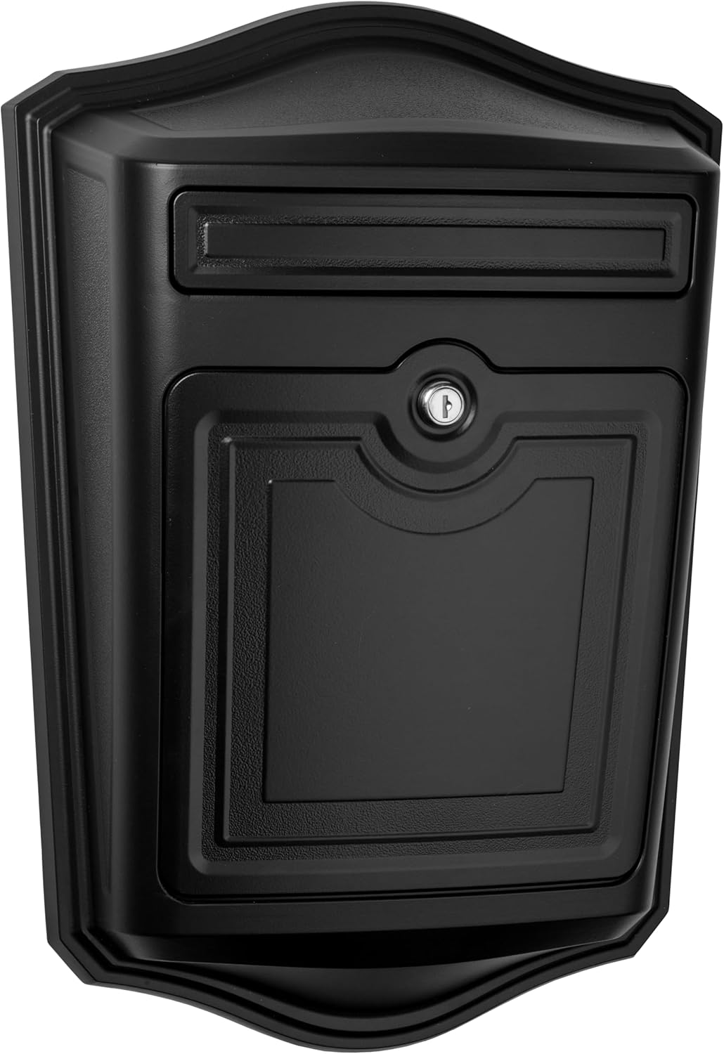 ARCHITECTURAL MAILBOXES 2540B-10 Maison Locking Wall Mount Mailbox, Black